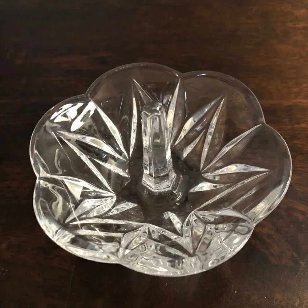 Crystal Ring Holder Jewelry Trinket Tray